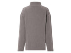 Pull femme, aspect velours côtelé