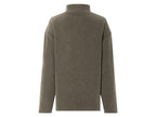 Pull femme, aspect velours côtelé