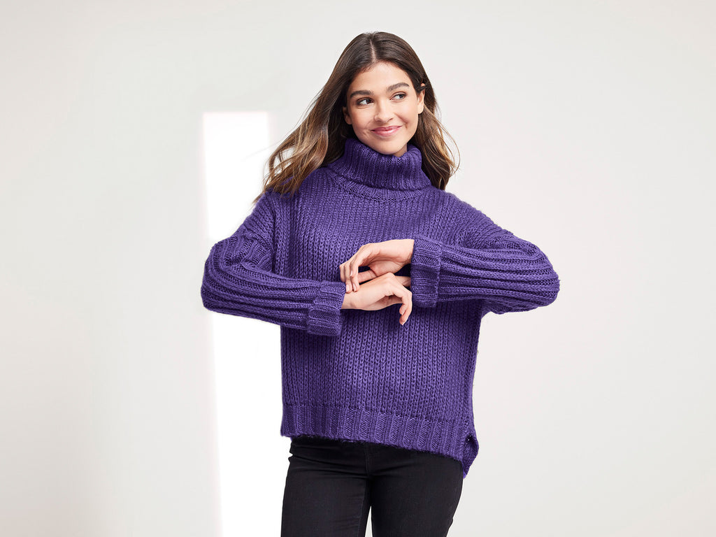 Pull femme en maille