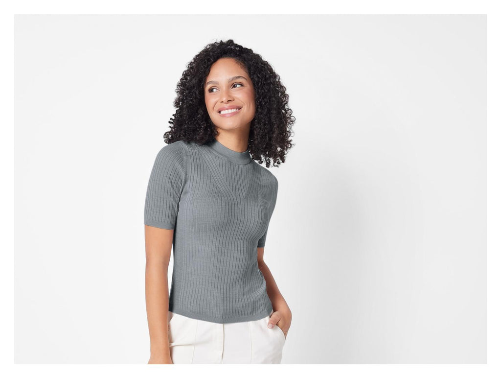 Pull femme, en maille fine et douce