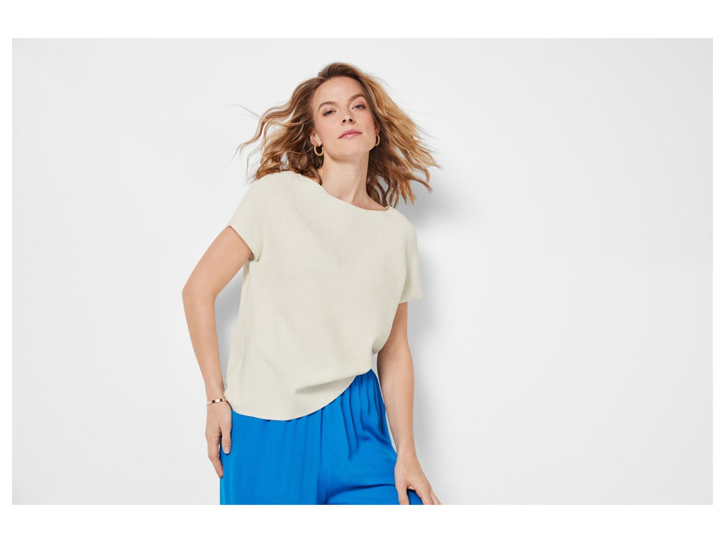 Pull femme, en pur coton