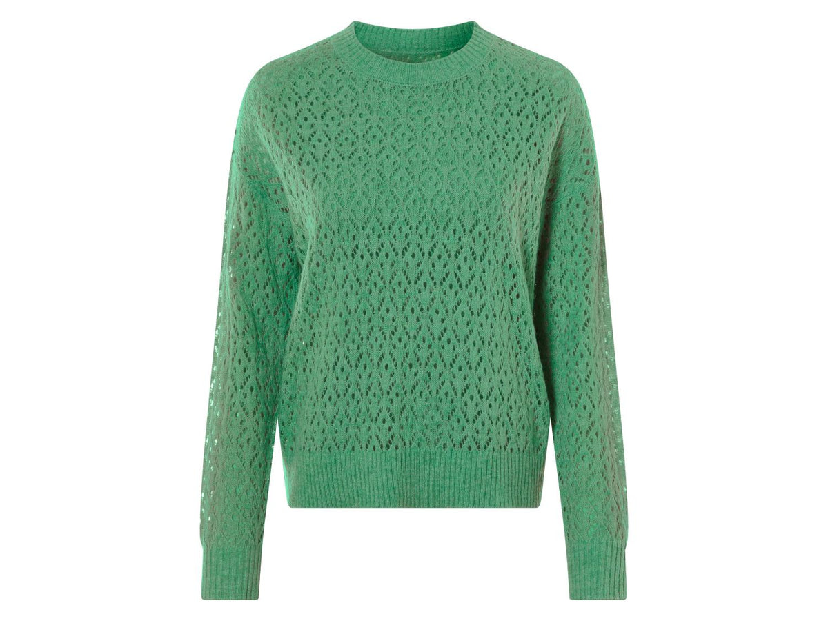 Pull-over ajouré femme, en tricot doux