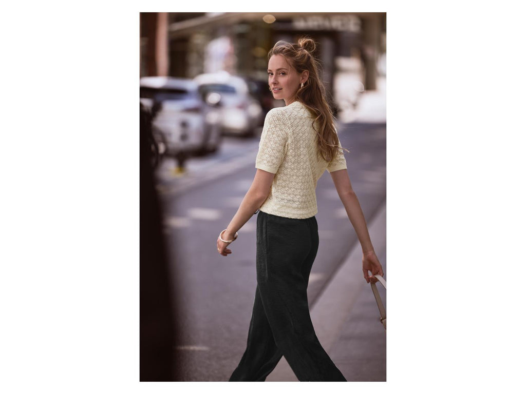Pull-over ajouré pour femme