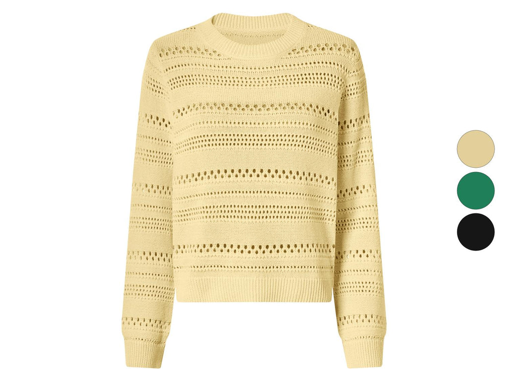 Pull-over ajouré pour femme