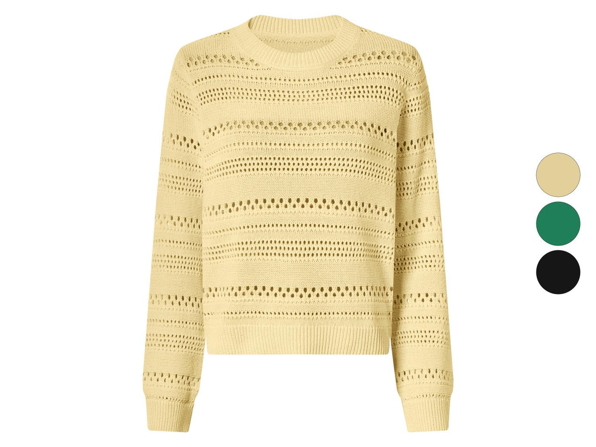 Pull-over ajouré pour femme