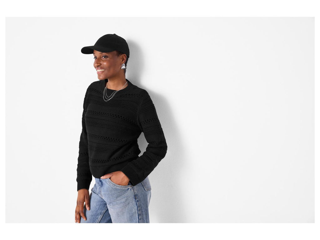Pull-over ajouré pour femme