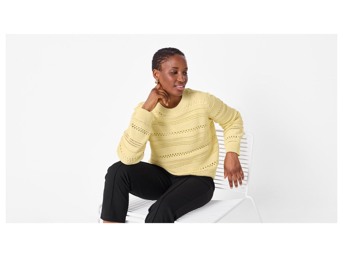 Pull-over ajouré pour femme