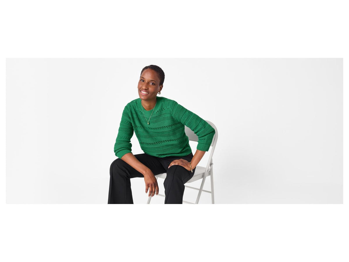 Pull-over ajouré pour femme