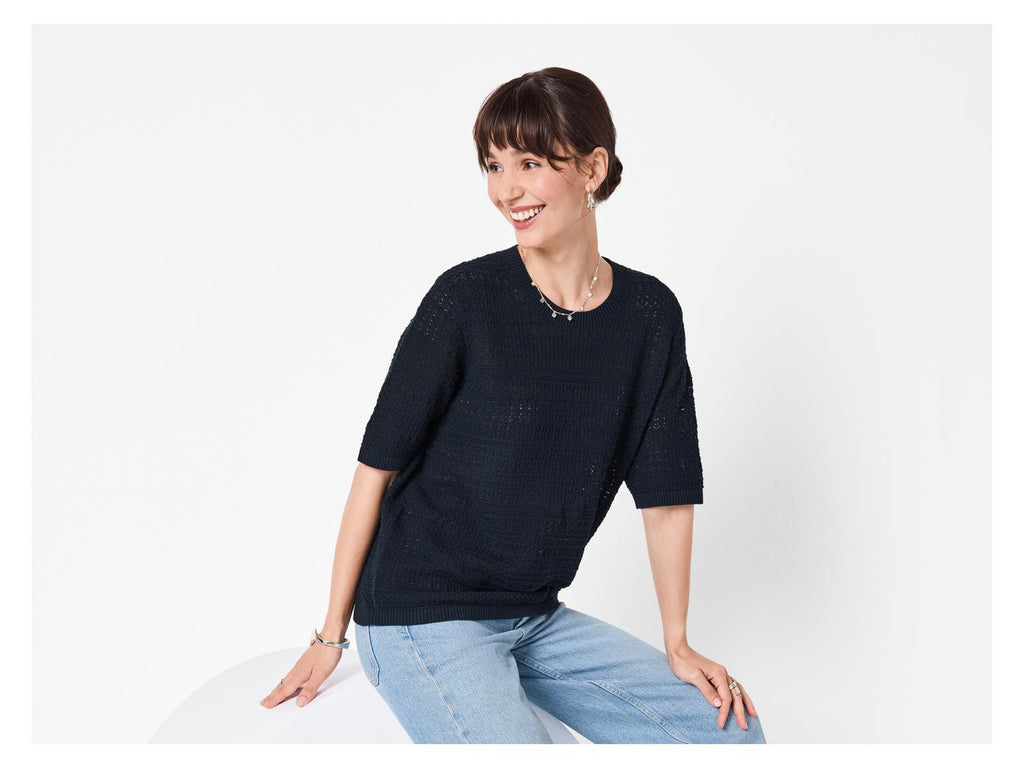 Pull-over ajouré pour femme