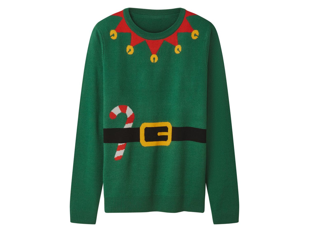 Pull-over de Noël femme avec effet LED / Pull-over de Noël avec musique / Pull-over de Noël