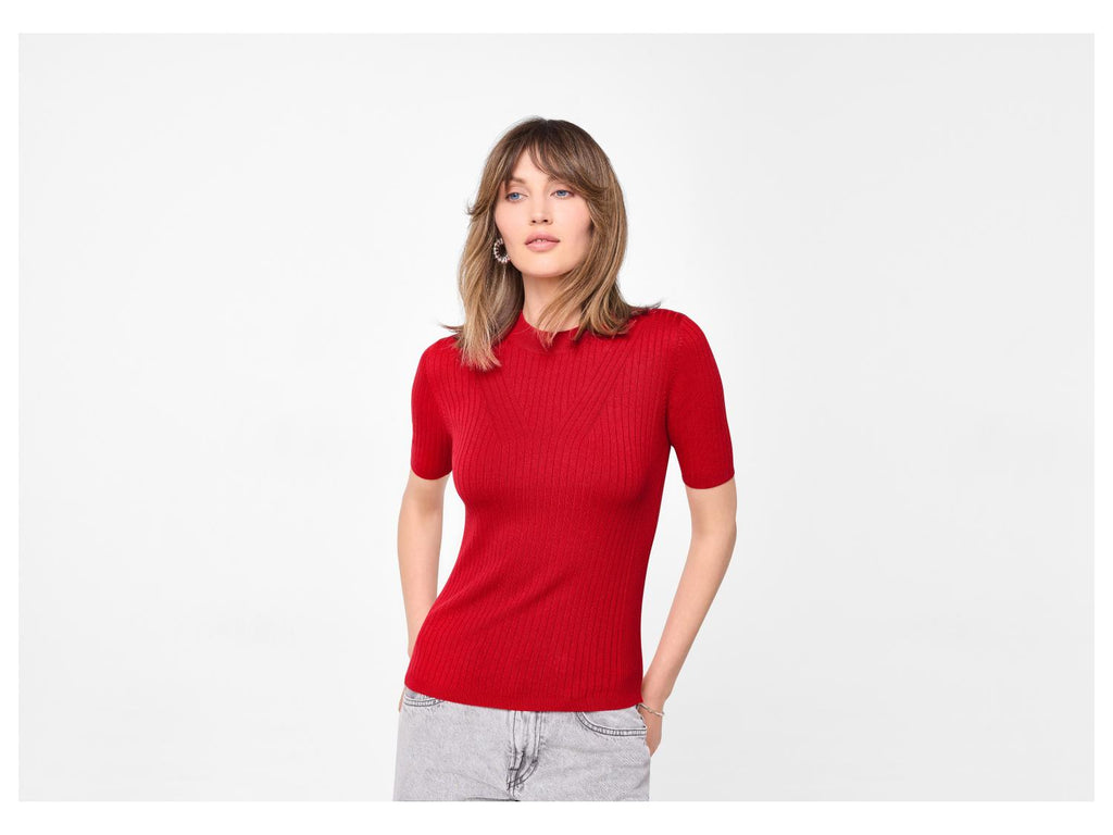 Pull-over en fine maille pour femme