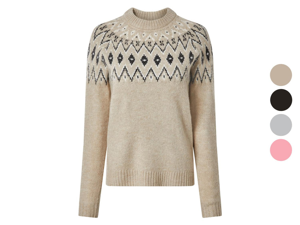 Pull-over en grosse maille femme