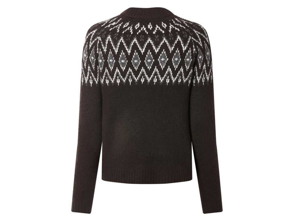 Pull-over en grosse maille femme