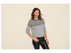 Pull-over en grosse maille femme