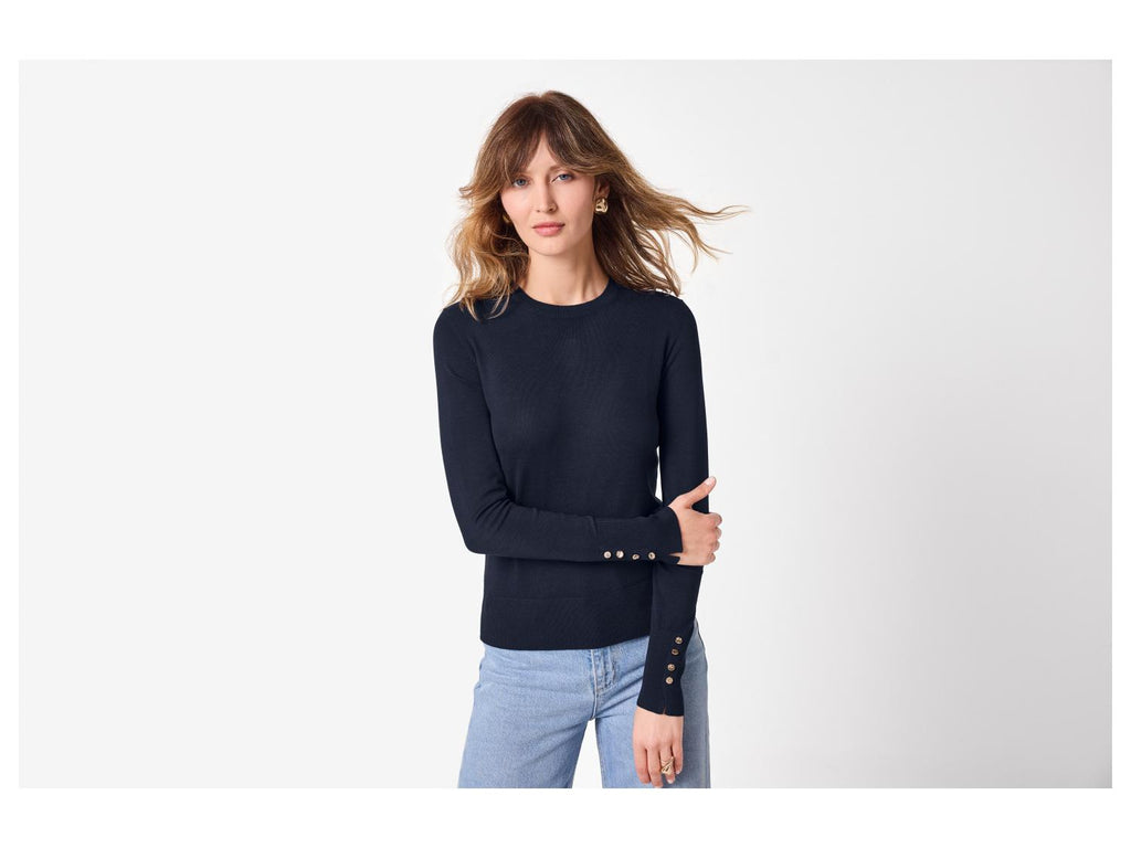Pull-over en maille fine pour femme