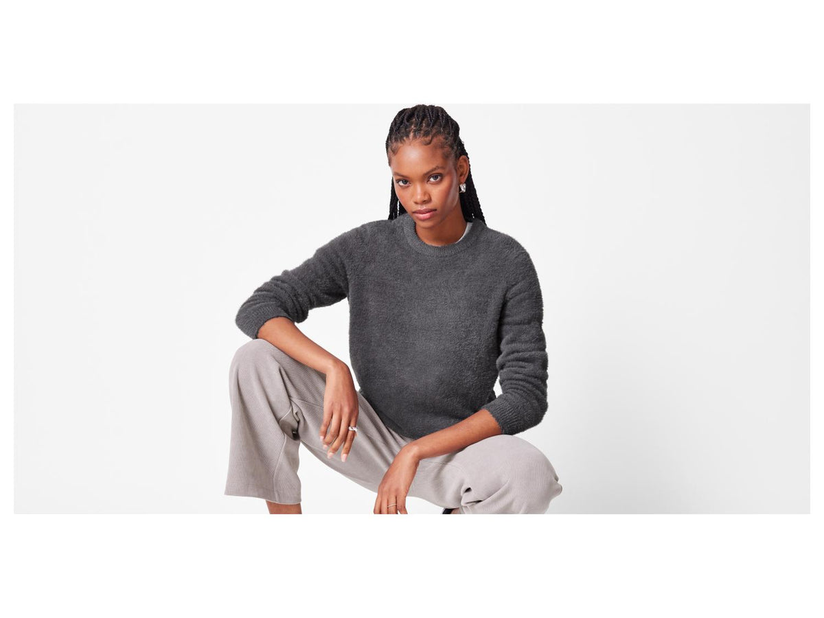 Pull-over en peluche pour femmes