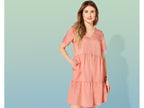 Robe à volants femme