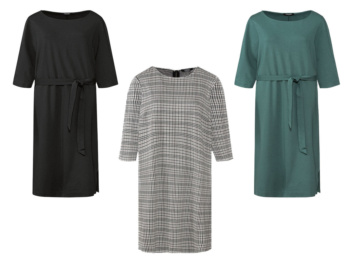 Robe avec manches 3/4, femme