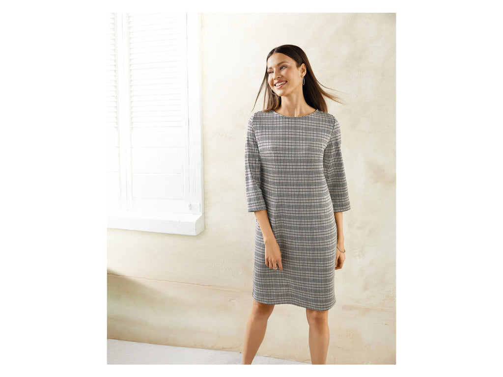Robe avec manches 3/4, femme