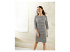 Robe avec manches 3/4, femme