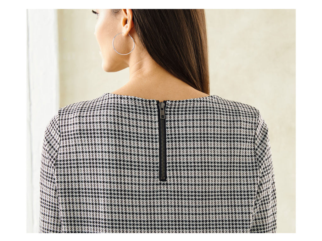 Robe avec manches 3/4, femme