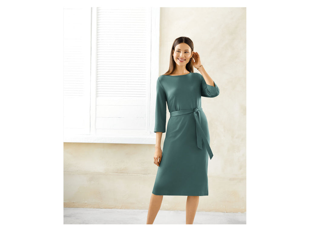 Robe avec manches 3/4, femme