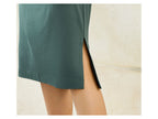Robe avec manches 3/4, femme