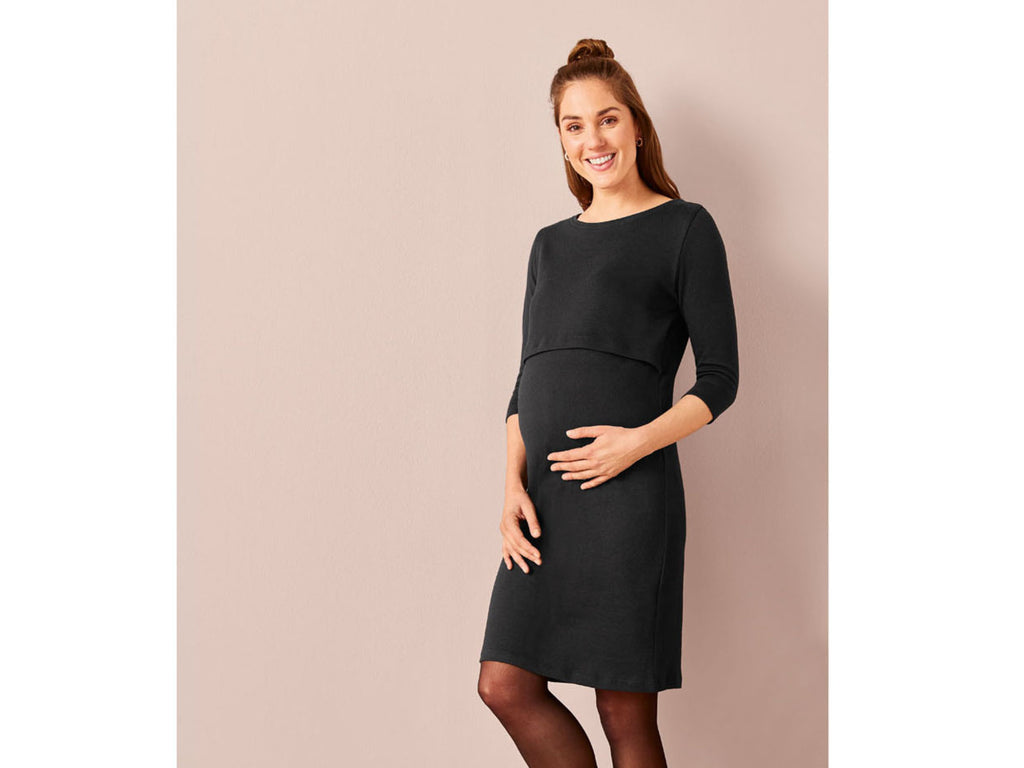 Robe de grossesse à manches 3/4