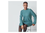 Robe en maille pour femme, coupe décontractée