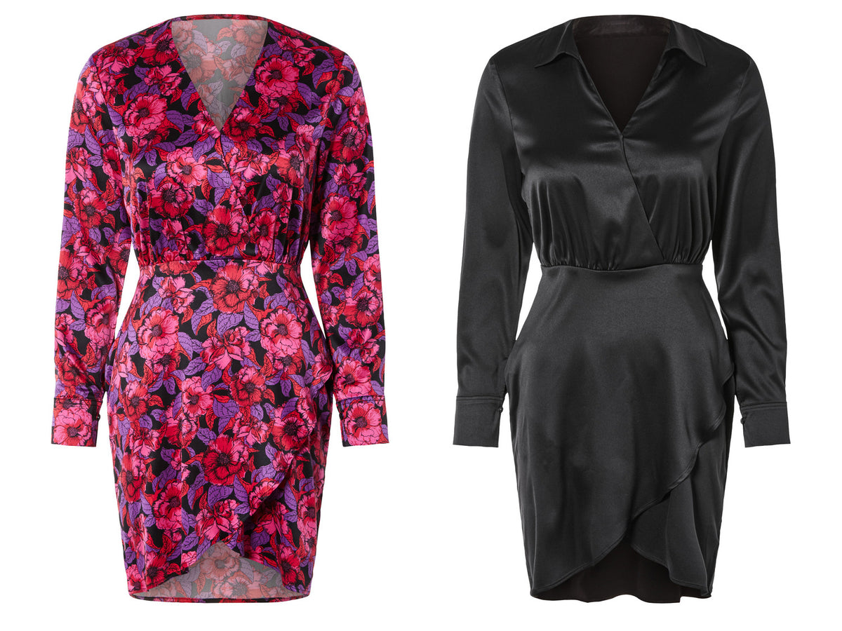 Robe en satin femme