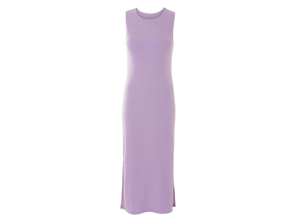Robe femme côtelée, coupe ajustée