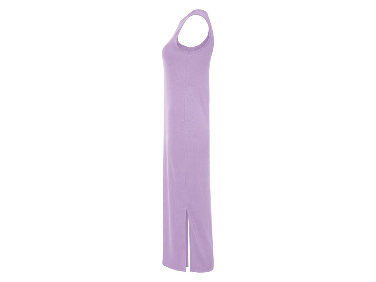 Robe femme côtelée, coupe ajustée