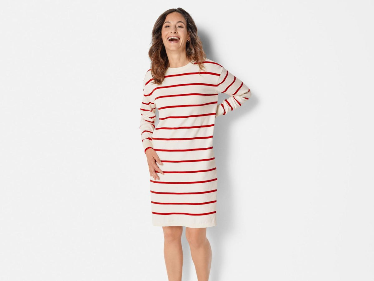 Robe femme en maille fine douce