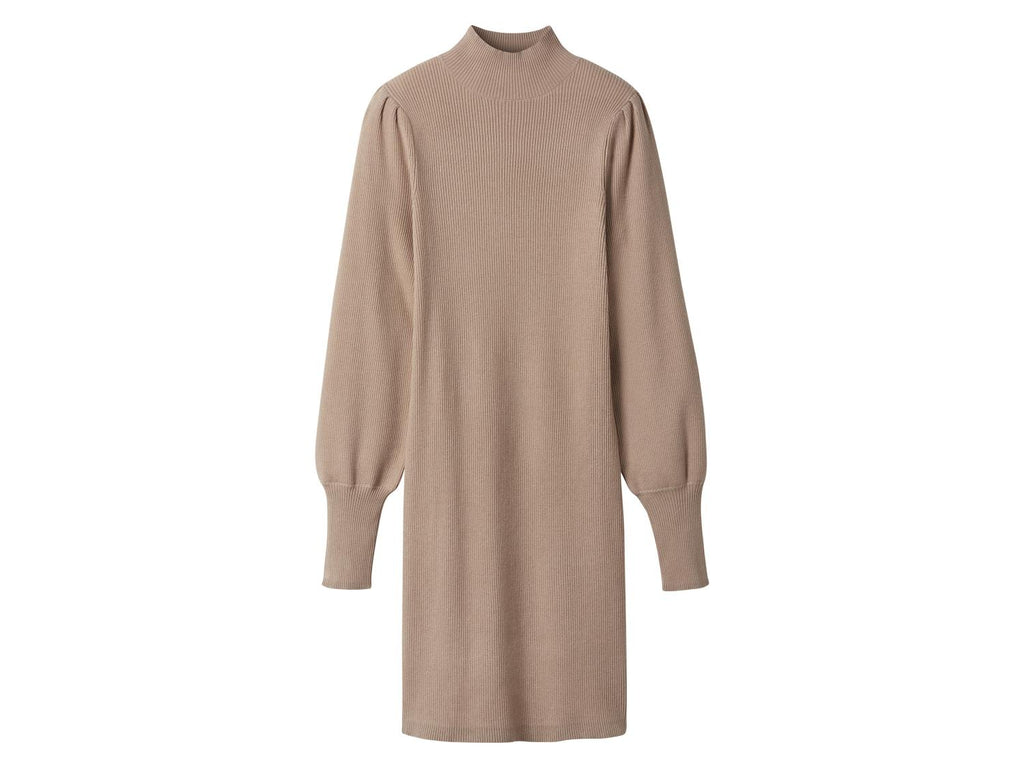 Robe pull côtelée femme