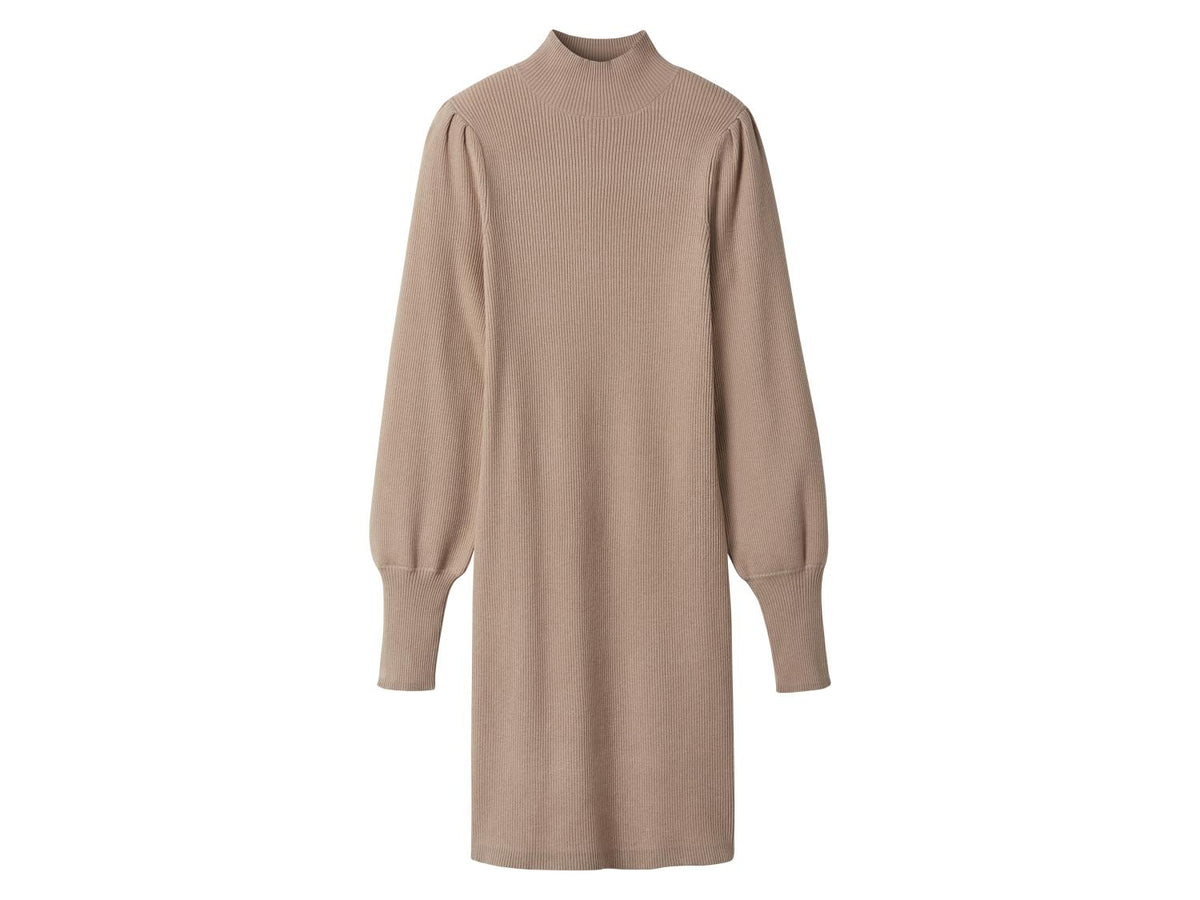 Robe pull côtelée femme