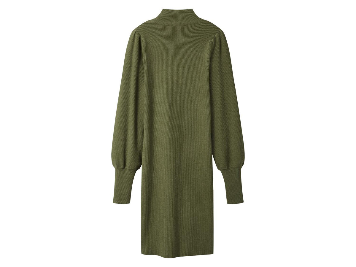 Robe pull côtelée femme
