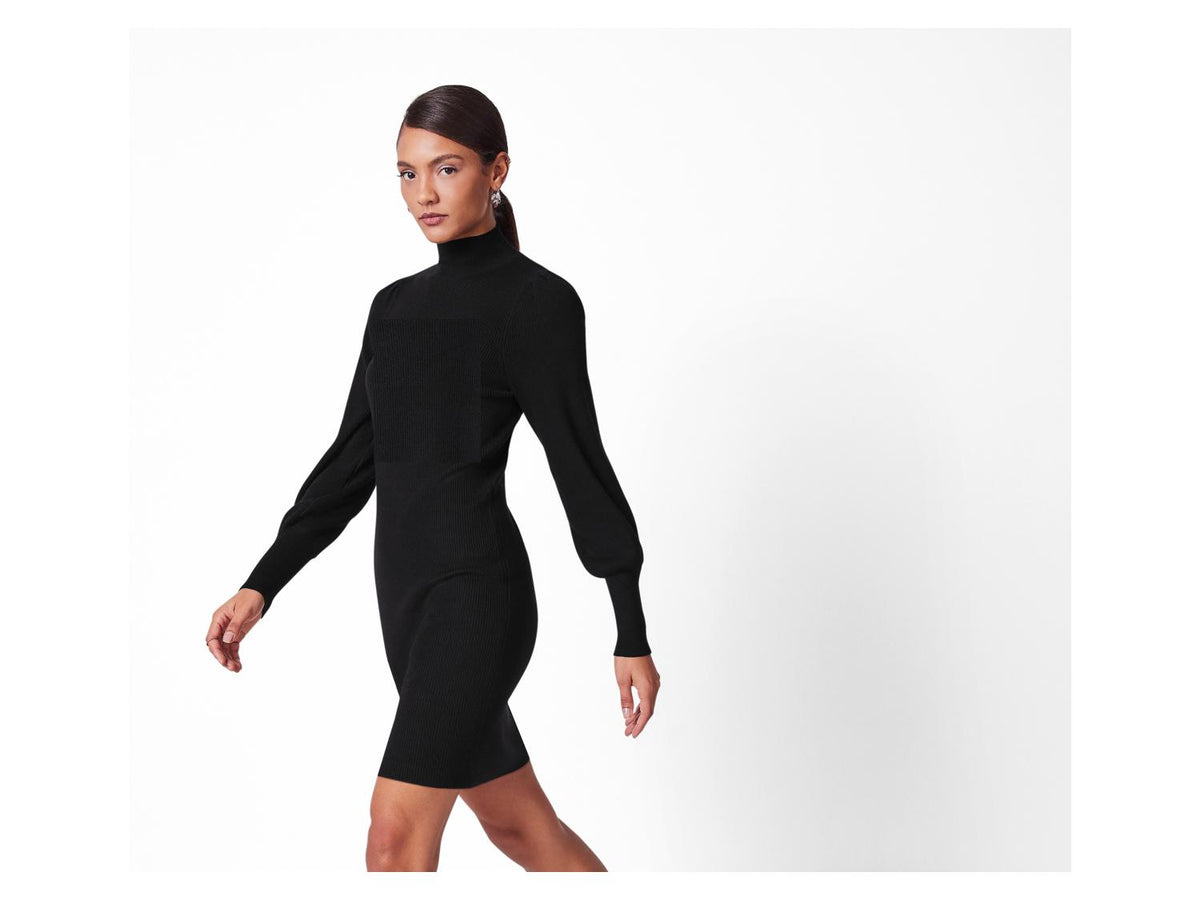 Robe pull côtelée femme