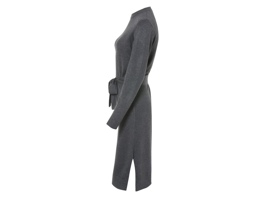 Robe pull femme, avec fentes latérales