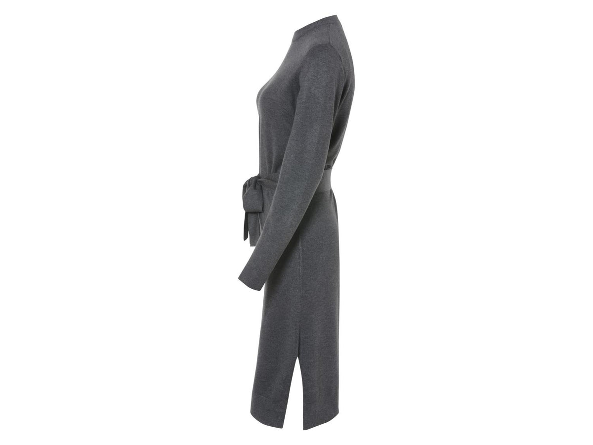 Robe pull femme, avec fentes latérales