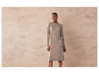 Robe pull femme, avec fentes latérales