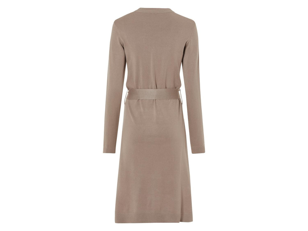 Robe pull femme, avec fentes latérales
