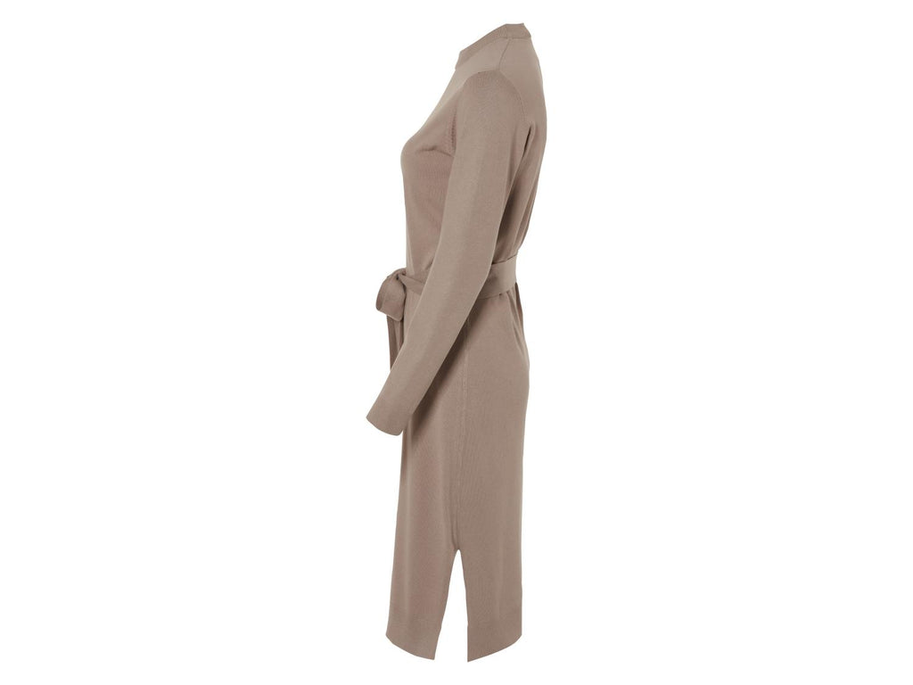 Robe pull femme, avec fentes latérales
