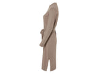 Robe pull femme, avec fentes latérales