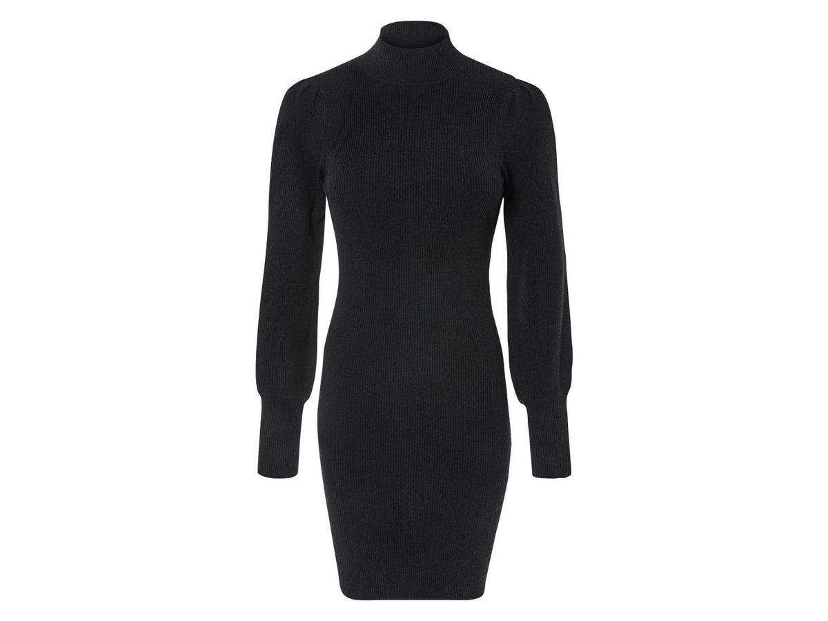 Robe pull pour femme, à manches longues bouffantes