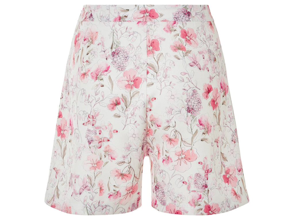 Short effet lin femme