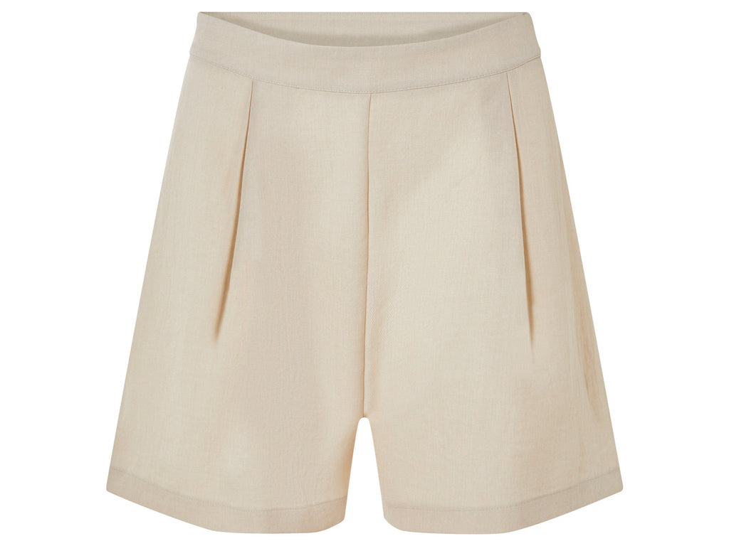 Short effet lin femme