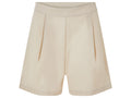 Short effet lin femme