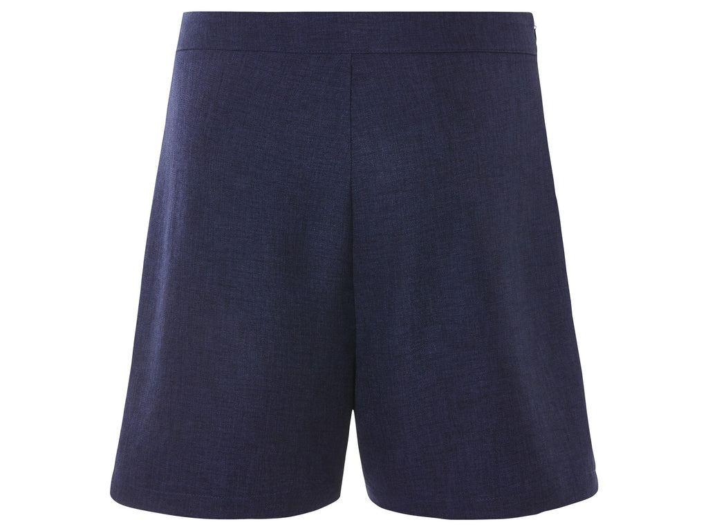 Short effet lin femme