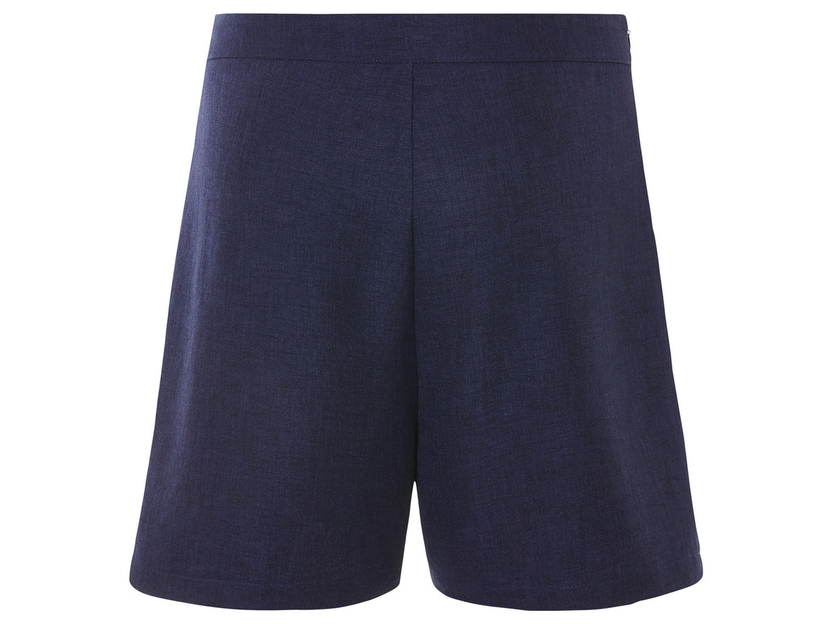 Short effet lin femme