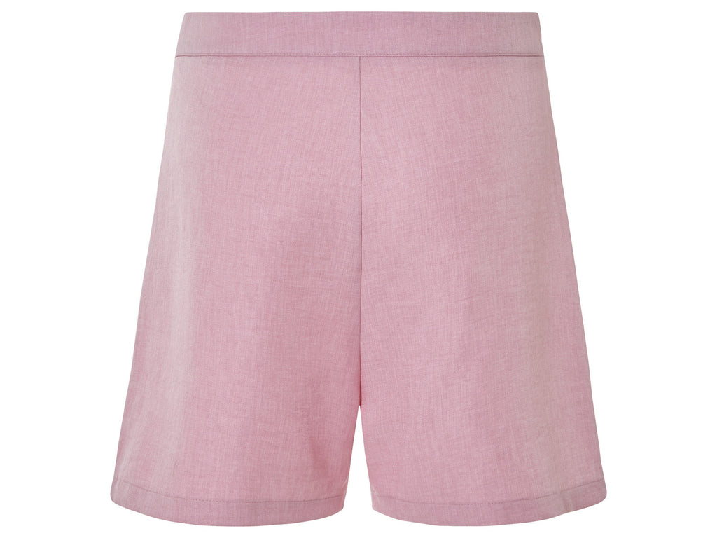Short effet lin femme